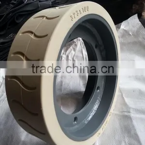 Solid Tire Scissor Lift Wheel for Scissor Lift Elevator Genie,JLG Etc. thumbnail-4