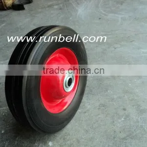 Solid Rubber Tyres and Wheels 8" x 2" thumbnail-1