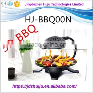 Outdoor Korean Barbecue Grill Table Electric Rotating BBQ Grill thumbnail-1