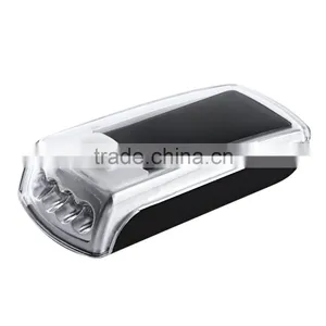 4-LED Solar Bike Head Light Front Torch Lamp Outdoor Equipment Front Reer Handlebar Bicycle Light Bicycle Accessories thumbnail-4