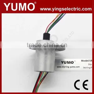 SR022B-3P5S OD22mm 8wires Customized Aluminium Alloy Housing Capsule Slip Ring thumbnail-1