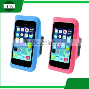 Lycra Logo Printed Outdoor Sport Accessories Running Stretch Mobile Phone Arm Band Armbag Armband thumbnail-4