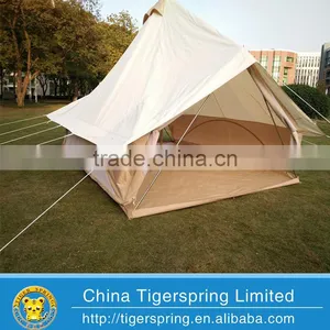Outdoor Heavy Duty 4m Bell Tent Camping Bell Tent With Two Doors thumbnail-1