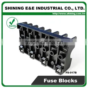 FS-017B 600V 10 Amp 7 Way Midget Type Din Rail Glass Fuse Holder thumbnail-6