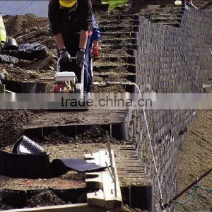 HOT!!!Black Smooth HDPE Earthwork Geocells Manufacturer Directly thumbnail-3