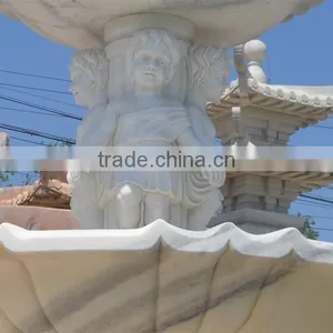 Oriental Garden Foutains With Baby, Marble Fountain thumbnail-2