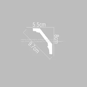 Decorative Crown Molding With Rosette Design thumbnail-2