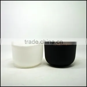 20oz Large Sprayed Colored Candle Jars Matte Black Glass Candle Holder thumbnail-4