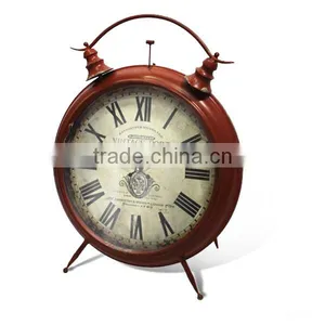 Hot Sale!!!Antique Metal Decorative Floor Standing Clock thumbnail-1