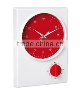 Ordinary Cheap Plastic Table Clock With Timer thumbnail-3