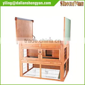 Folding Wooden Rabbit Cage Manufactures thumbnail-2