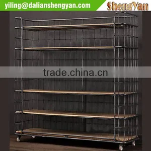 Metal&Wood Mixed Kitchenware Storage Shelf thumbnail-2