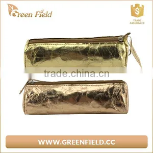 Round Washable Kraft Paper Pencil Bag,kraft Paper School Pencil Pouch thumbnail-5