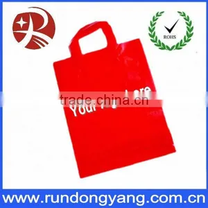 Customized Soft Loop Plastic Handle Shopping Bag thumbnail-1