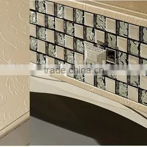 B2168 Stainless Steel Frame Coffee Table With White Marble Top thumbnail-2