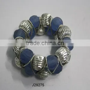 Glass Beads and Brass Napkin Rings Available in Other Colours thumbnail-1