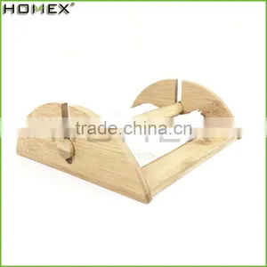 Bamboo Napkin Holder With Bar Tissue Paper Holder/Homex_FSC/BSCI Factory thumbnail-1