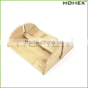 Bamboo Wood Napkin Holder/Napkin Dispenser Homex-BSCI thumbnail-1