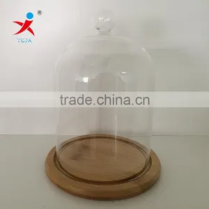 Wholesale Bamboo Bottom With Borosilicate Glass Cover With Integrated Empty Ball thumbnail-1
