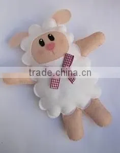 Express Hot Sale High Quality New Products Wholesale Eco Handmade Felt Soft Toy Goat Made in China thumbnail-1