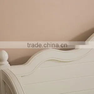 Antique French Style Princess Snow White Pure White Solid Carving Daybed With Two Big Drawers BF11-02274b thumbnail-5