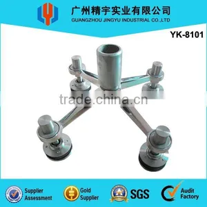 Stainless Steel Glass Curtain Wall Spider Fitting Stainless Steel Routel YK-8101 thumbnail-1