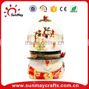 Resin Electric Christmas Snow Globes thumbnail-1
