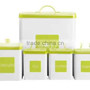 Colorful Enamel 5pc Canister thumbnail-1