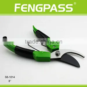 S6-1014 8'' PP +TPR Handle With Stainless Steel Classical Good Quality and Good Useful Garden Scissors thumbnail-3