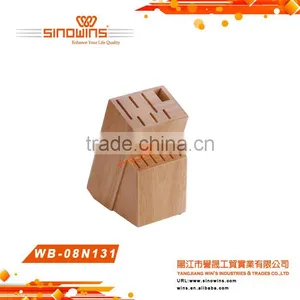 WN-08N31 Wholesale Wooden Knife Block Knife Display Stand thumbnail-1