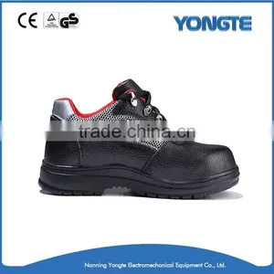 Labor Protective Rubber Sole Man Leather Safety Shoe thumbnail-3