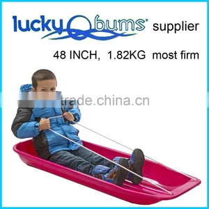 48" Length Snow Sled for Adults / EU Standard Kids Folding Plastic Snow Sled thumbnail-1