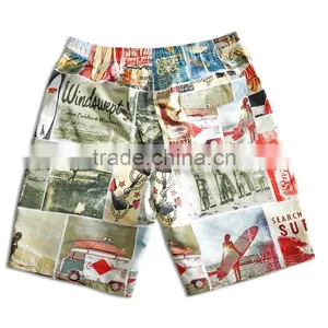 Printed Vintage Funny Fabric Beachwear Swimwear for Man thumbnail-2