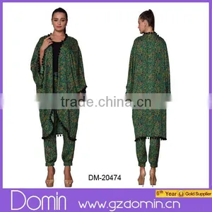 New In Women Long Print Capes For Winter thumbnail-1