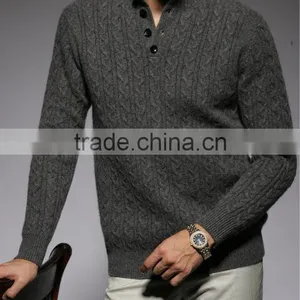 2013 Manufacturers Mature Men Cashmere Pullover thumbnail-1