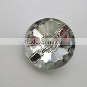 Crystal Glass Garment Button Rivoli Bicone Bead thumbnail-1