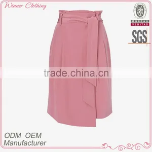 Top Fashion With Self Tie Wrap Trendy Designer Ladies Skirts thumbnail-1