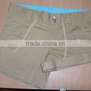 2011 FASHION WOMEN KHAKI CARGO SHORTS thumbnail-1