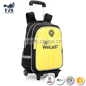 SLZ69 Fashion Wheeled Backpack Waterproof High School Student Trolley Bag thumbnail-5