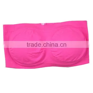 Girl Sexy Tube Bra Padded Tube Top Strapless Bra for Women Underwear thumbnail-3