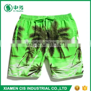 New Design European Style 100% Polyester Quick Dry Summer Printed Board Shorts for Men thumbnail-2