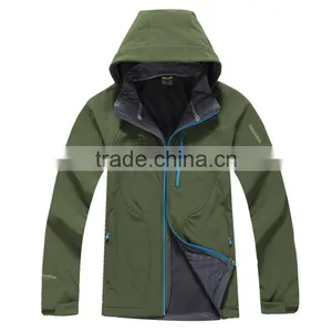 Wholesale OEM Men Sports Outdoor Hunting Jacket Soft Shell Jacket thumbnail-1