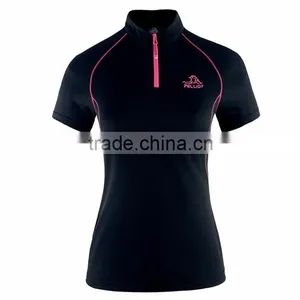 2017 Summer High Quality Women Stand Collar T-shirt thumbnail-4