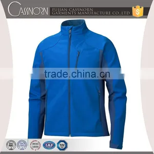 Hot Sale Custom Design Breathable Orange Softshell Jacket thumbnail-2