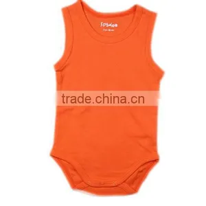 2017 New Design Baby Rompers Plain 100% Cotton thumbnail-6