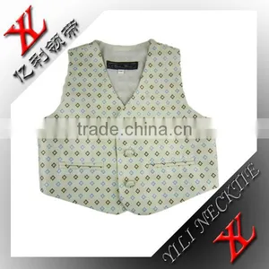 2014 Newest Safety Fabric Jacquard Vest for Boys thumbnail-3