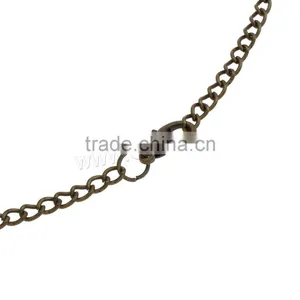 Gemstone Picture Necklace Zinc Alloy Brass Chain Natural Gemstone Necklace thumbnail-3
