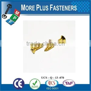 Made in Taiwan High Quality Stainless Steel Phillips Head Brass Self Tapping Screw thumbnail-6