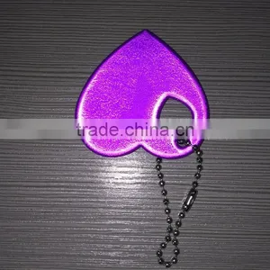 China New Design Promotion Soft Reflective PVC Key Chain thumbnail-6
