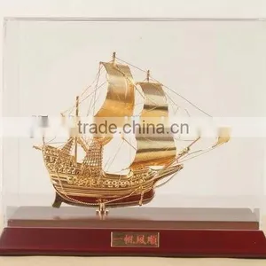 Luxury Shinning Sailing Boat , Ship Model For Home Decoration JC-04 thumbnail-1